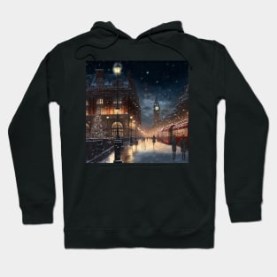 Christmas in town square III Hoodie